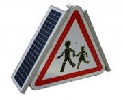 Panneau solaire de signalisation