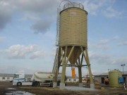 Silo de stockage en bois