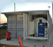 Container station carburant