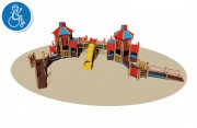 Structure mulijeux pour enfants handicapés 