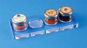 Support plexi pots de confiture