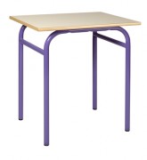 Table scolaire fixe monobloc 