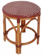 Tabouret bar rotin