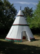 Tipi tente de camping familiale 