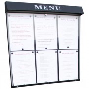 Vitrine menu