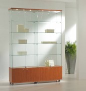 Vitrine large pour commerce