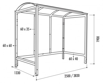 Abri bus acier - Devis sur Techni-Contact.com - 2