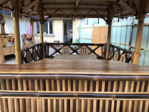 Abri de jardin en bambou avec bar - Devis sur Techni-Contact.com - 10