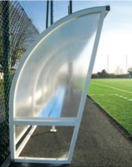 Bancs de touche football fond translucide