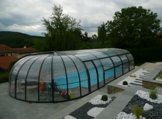 Abri pour piscine haut fixe - Devis sur Techni-Contact.com - 1