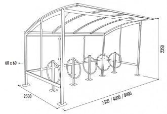 Abri vélo en acier - Devis sur Techni-Contact.com - 2
