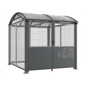 Abri vélos sécurisé L 2520 mm - Devis sur Techni-Contact.com - 1