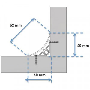 Profilé de finition mâle PVC  - Devis sur Techni-Contact.com - 3