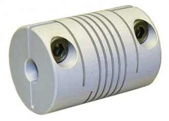 Accouplement flexible à hélicoïdes en aluminium 0,5 à 0,8 Nm - Devis sur Techni-Contact.com - 1