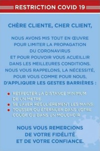 Affiche de sécurité gestes barrières COVID - Devis sur Techni-Contact.com - 1