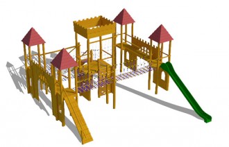 Aire de jeux en bois sur mesure - Devis sur Techni-Contact.com - 7