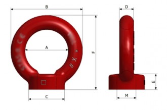 Anneau de levage femelle - Devis sur Techni-Contact.com - 2