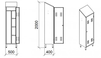 Armoire à balais inox - Devis sur Techni-Contact.com - 1