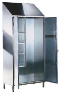 Armoire à balais inox 2 portes - Devis sur Techni-Contact.com - 1