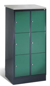 Armoire à casier avec 3 casiers superposés - Devis sur Techni-Contact.com - 1