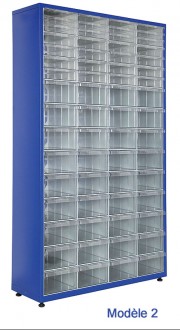 Armoire à tiroirs plastique avec plusieurs sets - Devis sur Techni-Contact.com - 2