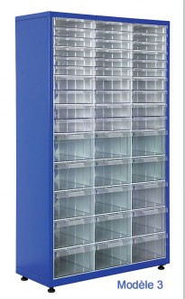 Armoire à tiroirs plastique avec plusieurs sets - Devis sur Techni-Contact.com - 3