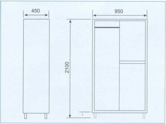 Armoire acier penderie - Devis sur Techni-Contact.com - 2