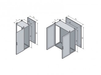 Armoire baie informatique