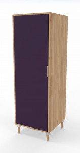 Armoire pour chambre 1 porte - Devis sur Techni-Contact.com - 1