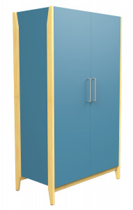 Armoire pour chambre en bois 2 portes