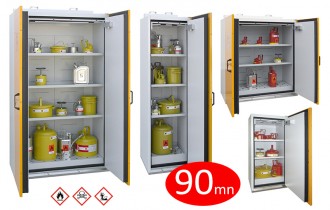 Armoire coupe-feu 90 mn pour stockage de produits inflammables - Devis sur Techni-Contact.com - 3