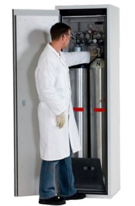 Armoire de sécurité 90 min pour bouteilles de gaz L 60 cm - Devis sur Techni-Contact.com - 1