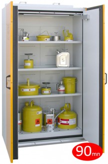 Armoire de sécurité pour stockage de produits inflammables - 2 portes - Devis sur Techni-Contact.com - 1