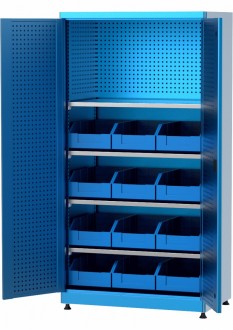 Armoire de stockage à tablettes réglables - Devis sur Techni-Contact.com - 1