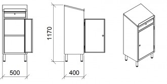 Armoire pupitre d'atelier avec tiroir - Devis sur Techni-Contact.com - 2