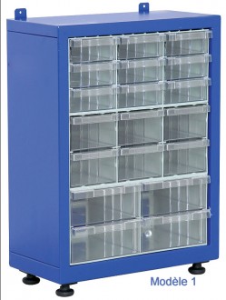 Armoire tiroirs plastique petit format - Devis sur Techni-Contact.com - 1