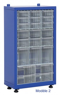 Armoire tiroirs plastique petit format - Devis sur Techni-Contact.com - 2