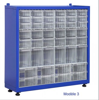 Armoire tiroirs plastique petit format - Devis sur Techni-Contact.com - 3