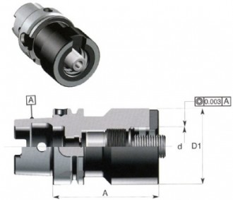 Attachement cône HSK DIN 69893 - Devis sur Techni-Contact.com - 1