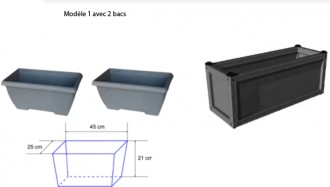 Bac à fleurs de ville - Devis sur Techni-Contact.com - 1