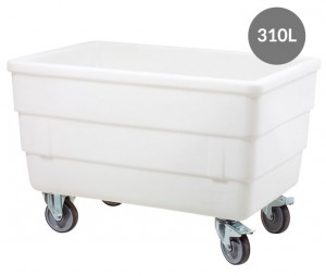 BAC autoporteur 310L - Roues inox - Devis sur Techni-Contact.com - 1