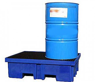 Bac de rétention PEHD 2 fûts 60 Litres - Devis sur Techni-Contact.com - 1