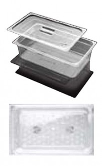 Bac gastro GN 1/6 de stockage alimentaire en polycarbonate - Devis sur Techni-Contact.com - 1