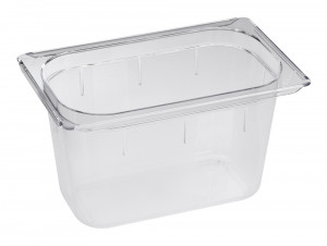 Bac gastro transparent GN 1/4 polycarbonate - Devis sur Techni-Contact.com - 1