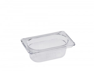 Bac gastro transparent GN 1/9 polycarbonate - Devis sur Techni-Contact.com - 1