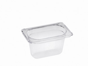 Bac gastro transparent GN 1/9 polycarbonate - Devis sur Techni-Contact.com - 2