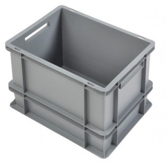 Bac plastique gerbable Norme Europe 30L - Devis sur Techni-Contact.com - 1