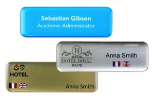 Badge nominatif personnalisable