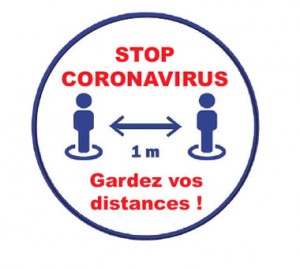 Badge personnalisé spécial Covid