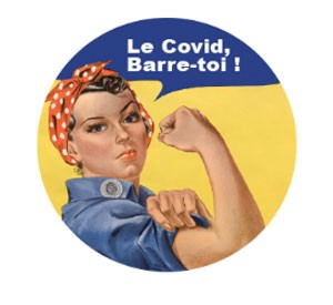 Badge personnalisé spécial Covid - Devis sur Techni-Contact.com - 5